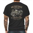 American Army Jeep Mens Back Print T-shirt