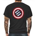 American Iron Front Retro Vintage Symbol Usa Flag Mens Back Print T-shirt