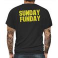 Americas Finest Apparel Green Bay Sunday Funday Mens Back Print T-shirt