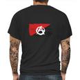 Anarchy Anarchist Flag Mens Back Print T-shirt