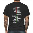 Angelou Inspirational Black History Month Gift African Mens Back Print T-shirt