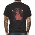 Angry Bear Shooting Mens Back Print T-shirt