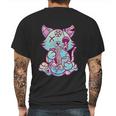 Anime Aesthetic Pastel Goth Ramen Noodle Cat Gifts Mens Back Print T-shirt