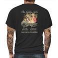 Anniversary The Golden Girls Mens Back Print T-shirt