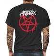 Anthrax Band Tshirt Mens Back Print T-shirt