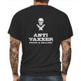 Anti Vaxxer Shirt Anti Vaxxed Mens Back Print T-shirt