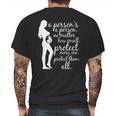 Antiabortion Prolife A Persons A Person Mens Back Print T-shirt