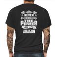 Aragon Mens Back Print T-shirt