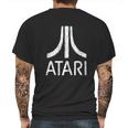 Atari Video Game Retro Logo Vintage Gaming Console Mens Back Print T-shirt