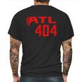 Atl 404 Anlanta Mens Back Print T-shirt