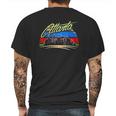 Atlanta City Retro Vintage Atlanta Georgia Ga Mens Back Print T-shirt