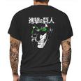 Attack On Titan Eren Jaeger Glow Mens Back Print T-shirt