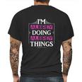 I Am Aubrey Doing Aubrey Things Funny Mens Back Print T-shirt