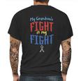 Autism Awareness Autistic Grandsons Fight Grandparent Mens Back Print T-shirt