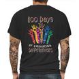 Autism Awareness Embrace Differences 100 Days Of School Iep Mens Back Print T-shirt