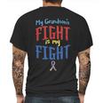 Autistic Grandsons Fight Grandparent Mens Back Print T-shirt