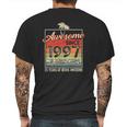 Awesome Since 1997 25Th Birthday Gifts 25 Years Old Vintage Mens Back Print T-shirt