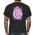 Axolotl Witch Halloween Witchcraft Cute Axolotl Pastel Goth Mens Back Print T-shirt