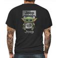 Baby Yoda Hug Jeep Mens Back Print T-shirt