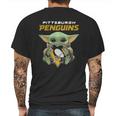 Baby Yoda Hug Pittsburgh Penguins Mens Back Print T-shirt