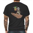 Baby Yoda Pride Rock The Mandalorian Lion King Mens Back Print T-shirt