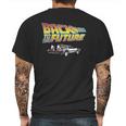 Back To The Future 8Bit Delorean Mens Back Print T-shirt