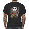 Bad To The Bone Jack Skellington Mens Back Print T-shirt