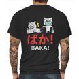 Baka Slap Toilet Paper Anime Manga Fun Quarantine Otaku Gift Mens Back Print T-shirt