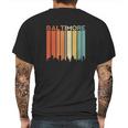 Baltimore Maryland Vintage Mens Back Print T-shirt