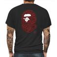 Bape Camo Red Mens Back Print T-shirt