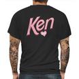 Barbie Valentines Ken Love Mens Back Print T-shirt