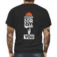 Basketball Referee Gift - Funny Hoops Ref Mens Back Print T-shirt