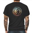 Bass Guitar Clef Yin Yang Vintage For Bassist Bass Player Mens Back Print T-shirt