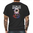 Battlebots Who Will Win The Giant Nut Mens Back Print T-shirt