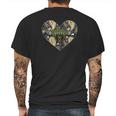 Baylor Bears Patterned Heart Apparel Mens Back Print T-shirt