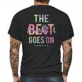 The Beat Goes On Mens Back Print T-shirt