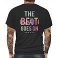 The Beat Goes On Mens Back Print T-shirt