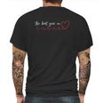 The Beat Goes On Heart Mens Back Print T-shirt