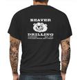 Beaver Drilling Company Mens Back Print T-shirt