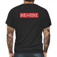 Berserker Viking Odin Thor Valhalla Midgard Vintage Norse Mens Back Print T-shirt