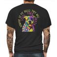 Beware Of Pit Bulls They Will Steal Your Heart Pitbull Mens Back Print T-shirt