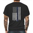 Big Boys Proud Son Thin Blue Line Flag Youth Mens Back Print T-shirt