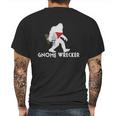 Bigfoot Gnome Wrecker Shirt Funny Cute Sasquatch Gift Mens Back Print T-shirt