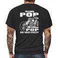 Im A Biker Pop Like A Normal Pop Only Much Cooler Mens Back Print T-shirt