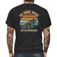 The Birds Work For The Bourgeoisie Vintage Retro Animal Mens Back Print T-shirt