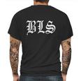 Black Label Society White Word Art Mens Back Print T-shirt