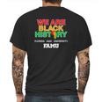 We Are Black History Florida A&M University Mens Back Print T-shirt