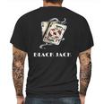 BlackjackShirt Jack Of Spades Ace Of Spades - Lucky Tee Mens Back Print T-shirt