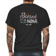 Blessed To Be Called Nina Mens Back Print T-shirt