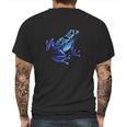 Blue Poison Dart Frog Colorful Design Nature Lover Mens Back Print T-shirt